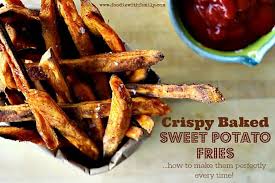Fry the sweet potatoes for 1 to 2 minutes. Guaranteed Crispy Baked Sweet Potato Fries
