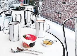 After playing this many games, it's hard to find a game with a unique theme that wows me. Black And White Cafe In South Korea Looks Like A Real Live Cartoon Designs Ideas On Dornob