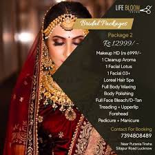Practice updo , practice makeup, manicure, pedicure, bridal updo, bridal makeup. Life Bloom Salon Bridal Packages To Bloom Your Marriage Life In 2020 Bridal Packages Loreal Hair Hair Spa