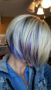 Pin By Ashley Polen On Hair In 2020 Peekaboo Hair Purple Highlights Blonde Hair Blonde Hair With Highlights