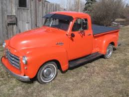 Image result for Orange 1953 Truck