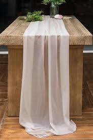 Romantic Sheer Table Runner 29 Table Runners Rectangle Table Chair Decorations