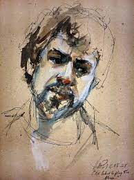 Shop the most beautiful things on earth. He Liked To Play The Blues 11 05 28 Watercolor Portraits Portrait Art Portrait Painting