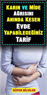 Karin Ve Mide Agrisini Aninda Kesen Evde Yapabileceginiz Tarif Karin Agrisi Mide Kanseri Saglik