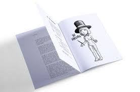 Download Ava Zine Mockup Inside Open Flip Natalie Sg