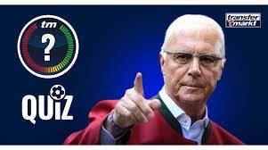 Ein gentleman am ball, die lichtgestalt des deutschen fußballs, der kaiser: Zum 75 Geburtstag Von Franz Beckenbauer Teste Dein Wissen Im Tm Quiz Transfermarkt