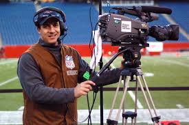 Aaron Frutman at Foxboro for Monday Night Football
