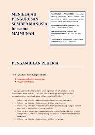 Terdapat lapan ciri sumber manusia hijau yang perlu ada dalam seseorang warga organisasi iaitu kejat, tangkas, malar segar, luwes, sihat fizikal, sihat mental, individu seimbang dan produktif. Menjelajah Pengurusan Sumber Manusia Bersama Maimunah Pengambilan Pekerja Syafiqah Mohamed Rosli Academia Edu