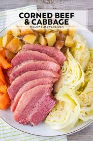Corned Beef And Cabbage Recipe Yellowblissroad Com Recipe Corn Beef And Cabbage Corned Beef Corned Beef Recipes