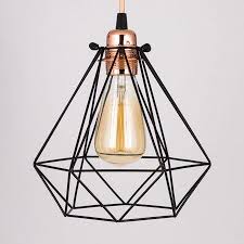 Fantado Geometric Diamond Vintage Edison Light Bulb Cage For Pendant Lights By Paperlanternstore Cage Only Walmart Com In 2021 Light Bulb Chandelier Bulb Pendant Light Vintage Light Bulbs