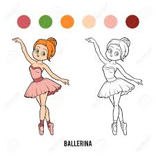 Search through 49870 colorings, dot to dots, tutorials and silhouettes. Coloring Book For Children Ballerina Royalty Free Cliparts Vectors And Stock Illustration Image 79471327