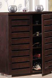on hautelook adalwin 2 door dark brown wooden entryway shoes storage cabinet entryway shoe storage wood shoe storage tall cabinet storage