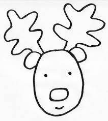 Santa claus and his reindeer coloring pages. Reindeer Face Coloring Pages Part 2