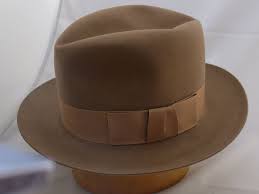 Another Really Good Example Of A Traditional Center Dent You Can See Here How The Crease Is Literally Done By Mens Dress Hats 1940s Mens Fashion Hats For Men