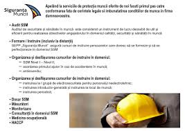 Free online dictionary in english, german, french, spanish. Servicii De Securitate Si Sanatate In Munca