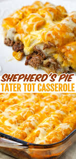 Shepherd S Pie Tater Tot Casserole In 2020 Mexican Food Recipes Easy Easy Casserole Recipes Recipes