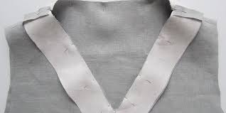 In the pattern instructions, this is sewing step 4 and 5. Sewing Glossary How To Sew A Facing To A V Neckline Tutorial The Thread Blog
