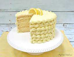 Lemon Cake A Doctored Cake Mix Recipe My Cake School