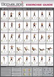 bodyblade exercise wall chart kettlebell workout routines