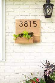 I've been super busy here working in the yard, planting flowers and just getting my outside area ready for summer. Alice And Loisdiy House Number Planter Sign Alice And Lois