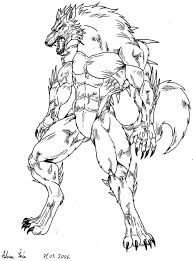 Coloring pages for werewolf (characters) ➜ tons of free drawings to color. Free Werewolf Coloring Pages Letscolorit Com Werewolf Drawing Werewolf Coloring Pages