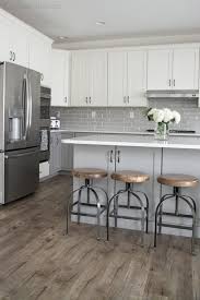 There are many pros to vinyl flooring, one being it has 100% waterproof surface, but there are also a few cons you may want to consider depending on your needs. 7 Best Grey Vinyl Plank Flooring Ideas Kitchen Remodel Kitchen Renovation White Kitchen Design