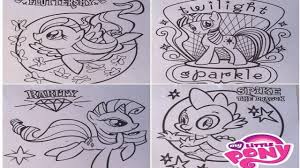 She is a female unicorn pony who transforms into an alicorn and becomes a princess in magical mystery cure. Let S Color My Little Pony Coloring Pages Fluttershy Spike Twilight Sparkle And Rarity Youtube