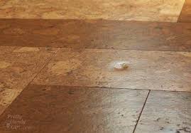 It's an affordable, durable flooring option for your basement. Our Cork Floors One Year Report Pretty Handy Girl Cork Flooring Cork Flooring Bathroom Flooring