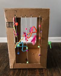 Boite De Jeu De Chat En Carton Bricolage Jouet Pour Chat Jeux Pour Chat Bricolage Pour Chat