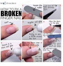 Fix A Broken Fingernail It Works For The Fabric I Used A Small Piece Of A Teabag Can Use Superglue Instead Fix Cracked Nail Cracked Nails Fix Broken Nail