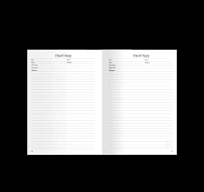 Upward - Travel Diary Planner, Undated, Day to Page, A5 Case Bound