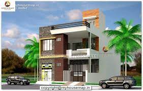 Find wide range of 20*45 front elevation design ideas,20 feet by 45 feet 3d exterior elevation at make my house to make a beautiful home as per your personal requirements. 3d Front Elevation Of House Double Story With Parking