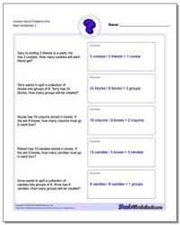 Grade 1 math skill test questions and problems, games, logic puzzles on numbers, geometry, algebra, word problems. Word Problems Division Word Problems