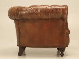 antique chesterfield chair in original leather and horsehair stuffing circa 1900 chair chesterfield chair chesterfield