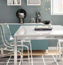 Torsby / leifarne table and 4 chairs. Torsby Chrome Plated High Gloss White Table Ikea