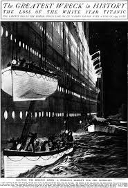 drawings of the titanic sinking