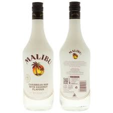 Malibu started off as a fruit spirit drink, flavoured with rum and coconut on the island of curaçao. Malibu Liqueur