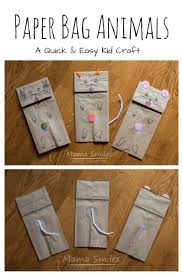 Paper Bag Animals Quick And Easy Kid Crafts Easy Crafts For Kids Crafts For Kids Craft Work For Kids