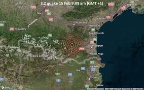 Erdbeben — als erdbeben werden messbare erschütterungen des erdkörpers bezeichnet. Schwaches Erdbeben Der Starke 3 2 Erschuttert Prades Pyrenees Orientales Occitanie Frankreich Volcanodiscovery