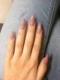The rest of the nails are painted in plain almond matching the sparkly version. Nails Google Haku Unhas Stiletto Unhas Compridas Unhas Bonitas