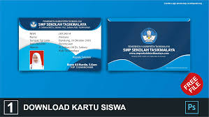 Selain lebih mudah dan praktis cetak kartu nisn terbaru ini juga telah dilengkapi oleh vitur baru berupa logo barcode di dalam kartu nisnnya. Free Kartu Pelajar Psd Download Kumpulan Kartu Pelajar Adobe Photoshop