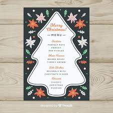 Download Flat Christmas Menu Template For Free Menu De Noel Noel Menu