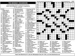 One of the largest and most challenging crosswords which commonly takes about an hour to finish. Newsday Crossword Puzzle Answers For Today