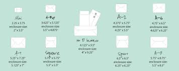 Standard Greeting Card Size Chart Awesome The Best Envelope