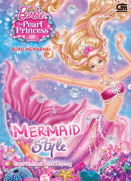Mewarnai barbie gif gambar animasi animasi bergerak 100. Barbie The Pearl Princess Gaya Rambut Putri Duyung Book By Mattel Gramedia Digital