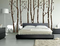 Birch Tree Vinyl Wall Decal Birch Tree Winter Forest Set Vinyl Wall Decal 1161 With Images Wall Decor Bedroom Bedroom Wall Paint Bedroom Wall