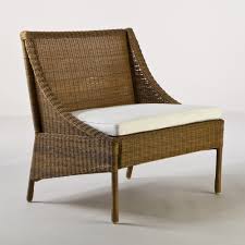 Catalina Honey All Weather Wicker Slipper Chair Oversized Chair Living Room Affordable Outdoor Furniture Outdoor Tables And Chairs