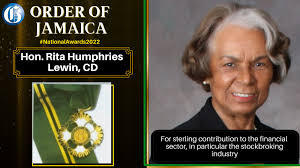 Audrey Sewell, Rita Humphries Lewin and Justice Karl Harrison (retired)  join seven other persons in 2022 who will now formally carry the title  'Honourable' having been awarded the OJ, Jamaica's fourth highest