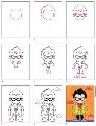 What to do at home with teen titans? How To Draw Teen Titans Go Art Projects For Kids