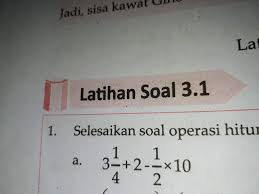 Dari operasi hitung penjumlahan, perkalian, pembagian, hingga pengurangan pada bilangan bulat. Jawabannya Pakai Gambar Ya Kak Selesaikan Soal Operasi Hitung Bilangan Cacah Dan Pecahan Berikut 31 Brainly Co Id